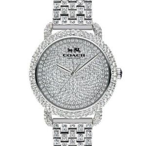 Coach Ladies' Crystal Accent Stainless Steel Watch